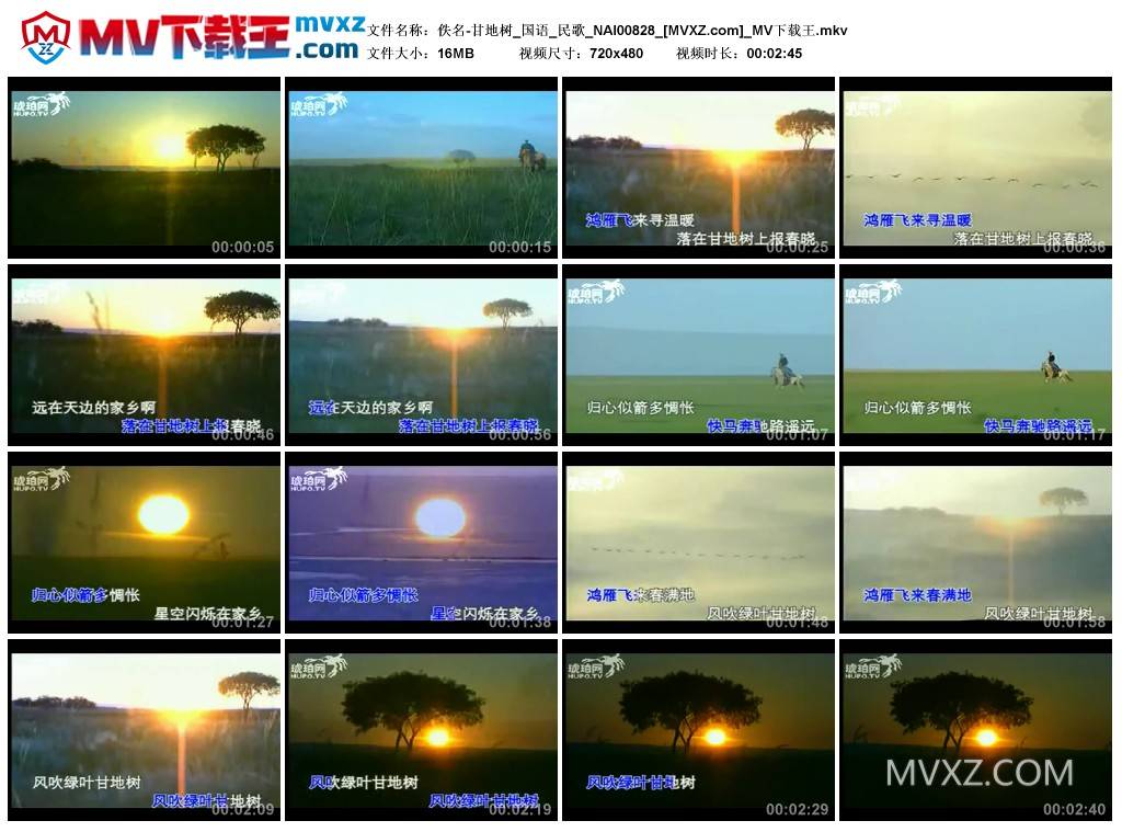 佚名-甘地树_国语_民歌_NAI00828